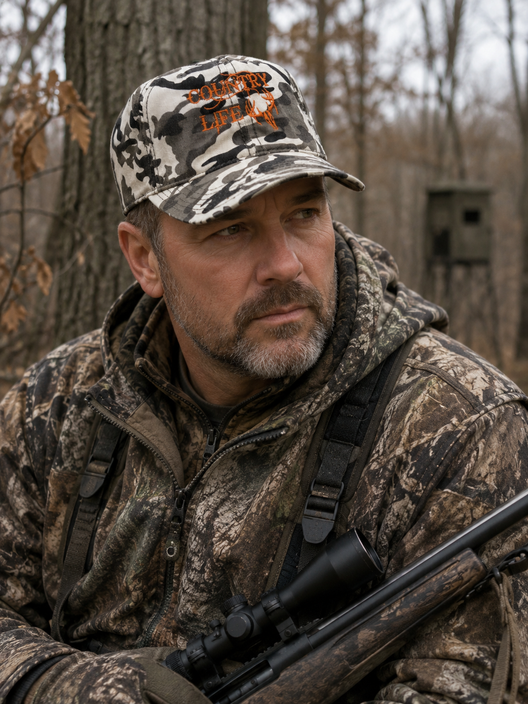 Country Life Orange Deer Camo Cap Hat