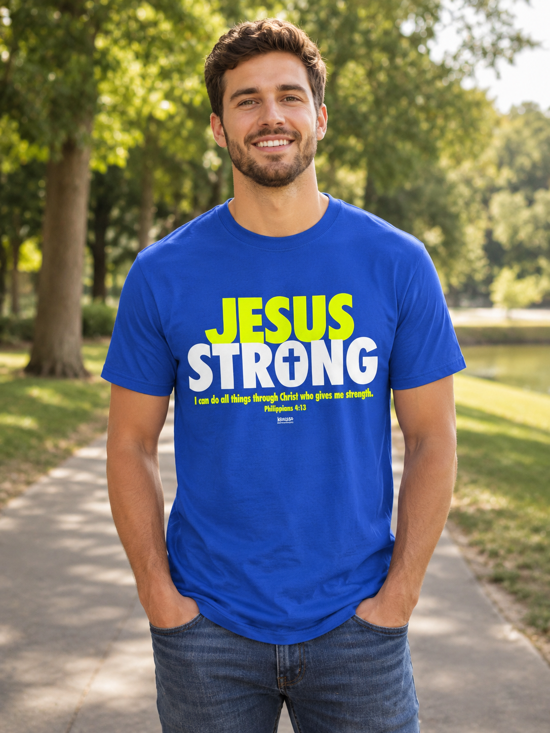 Kerusso Jesus Strong Christian Unisex T-Shirt