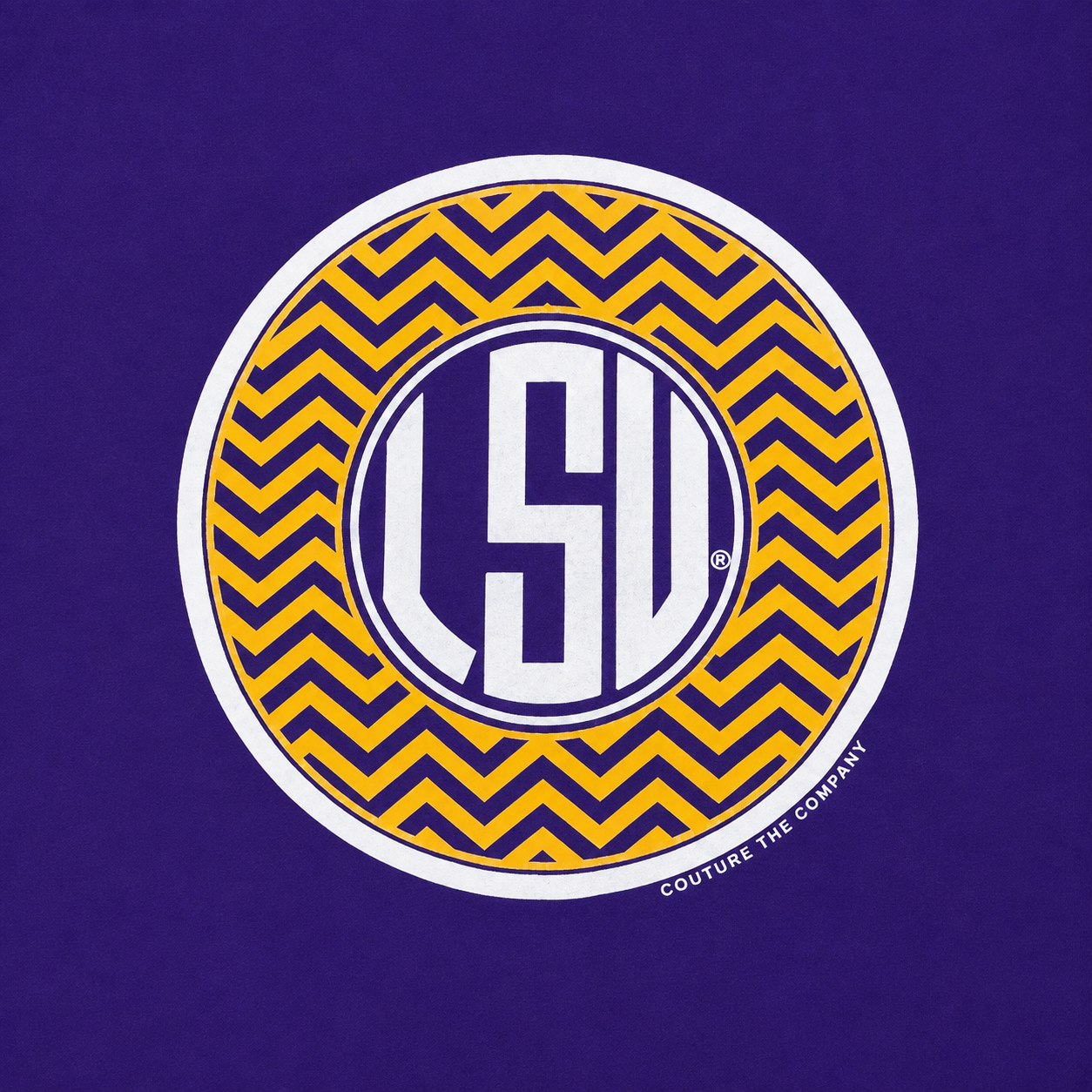 Louisiana Tigers Chevron Logo T-Shirt