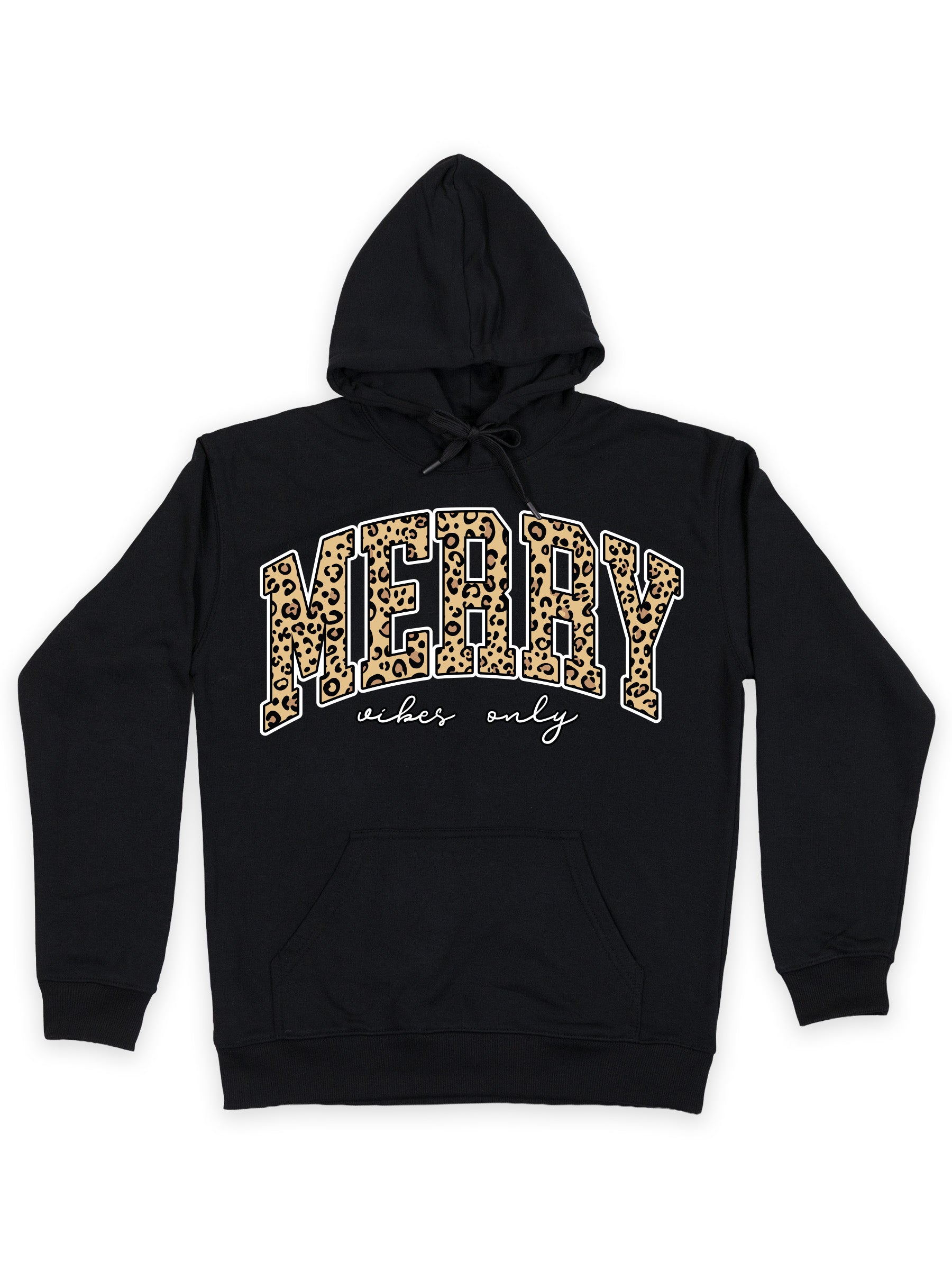 Simply Southern Merry Vibes Santa Holiday Long Sleeve Hoodie