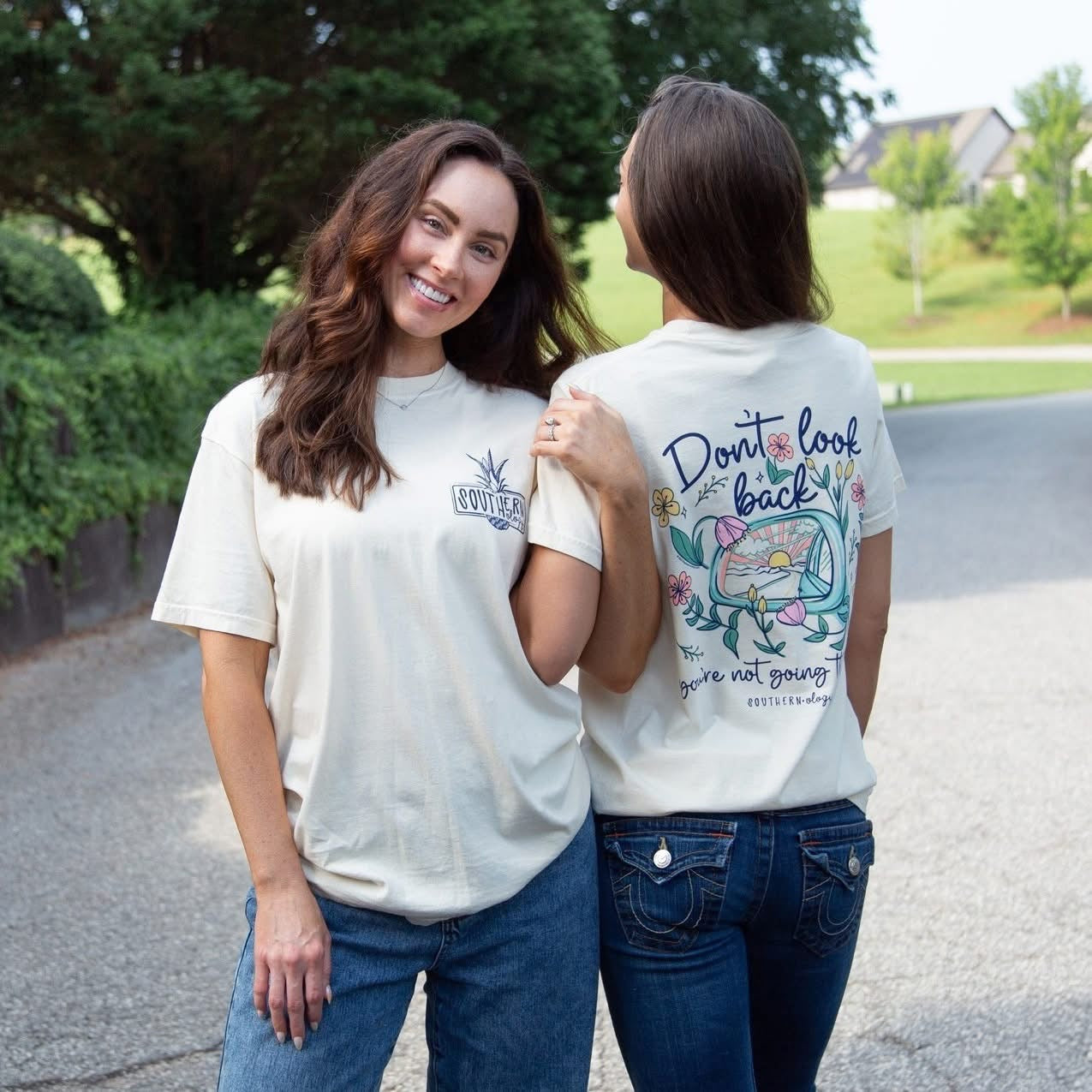Southernology Don&#39;t Look Back Comfort Colors T-Shirt