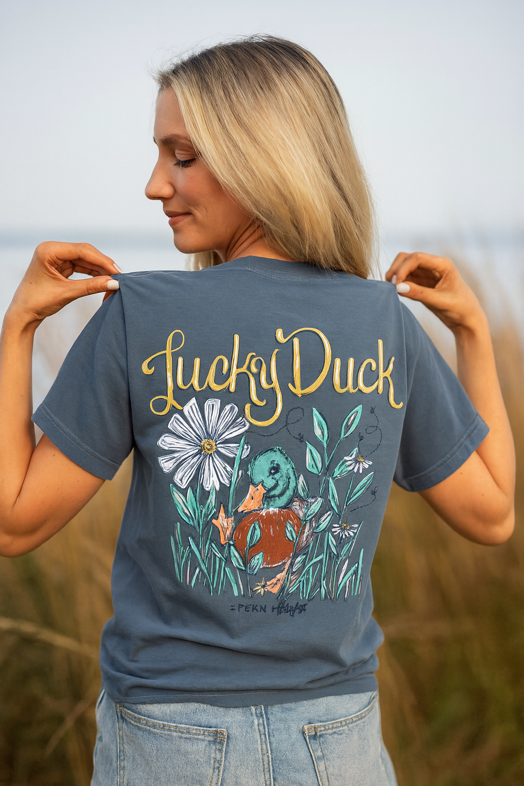 Southernology Lucky Duck Comfort Colors T-Shirt