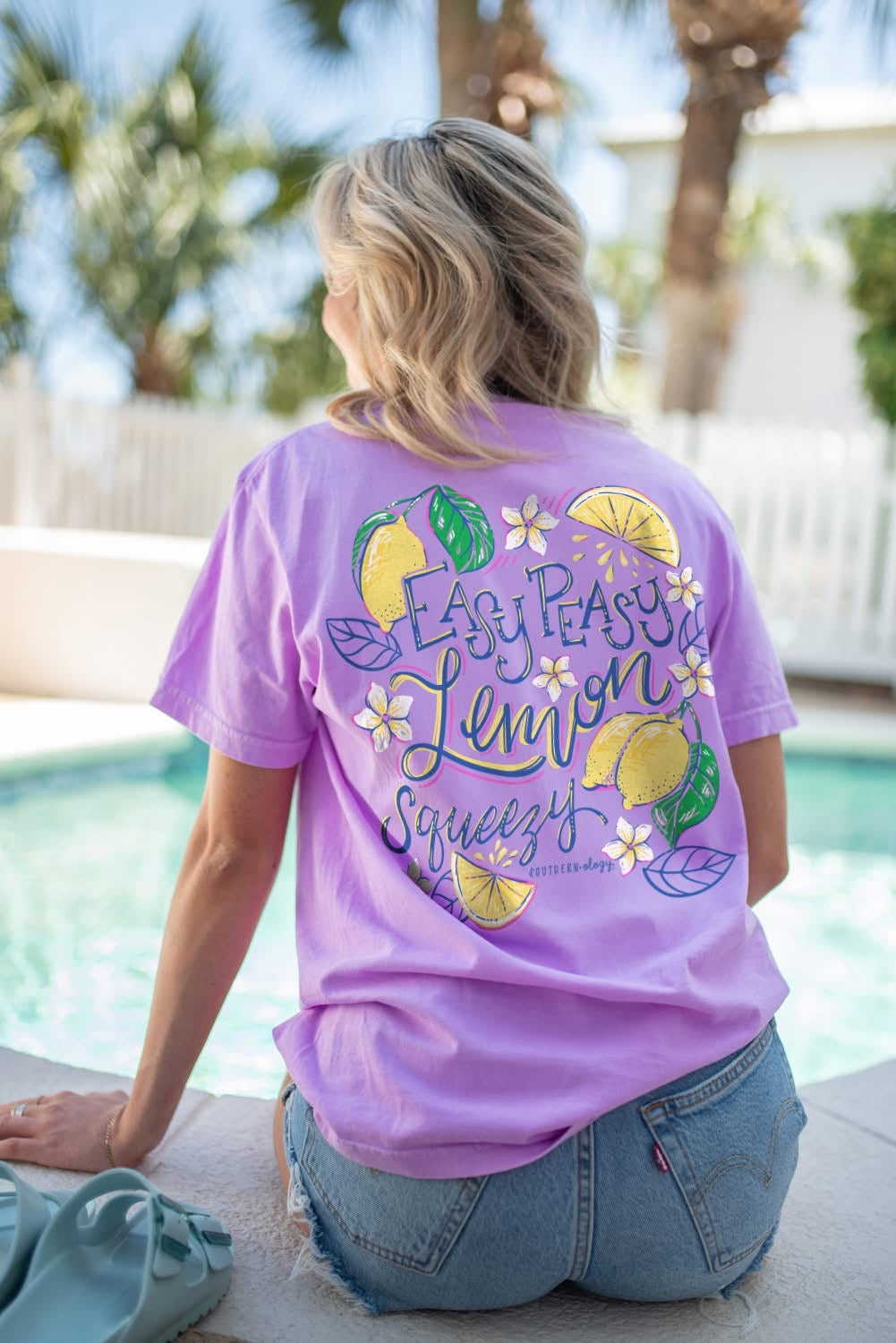 Southernology Easy Peasy Lemon Squeezy Comfort Colors T-Shirt