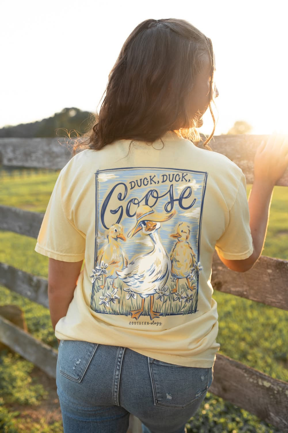 Southernology Duck, Duck, Goose Comfort Colors T-Shirt