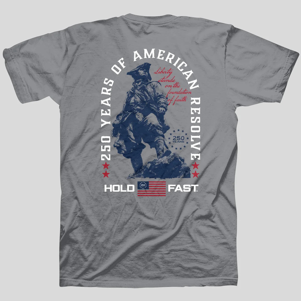 Hold Fast USA Colonial Soldier Christian Unisex T-Shirt
