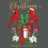 Simply Southern Merry Christmas Cardinal Long Sleeve T-Shirt