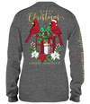 Simply Southern Merry Christmas Cardinal Long Sleeve T-Shirt