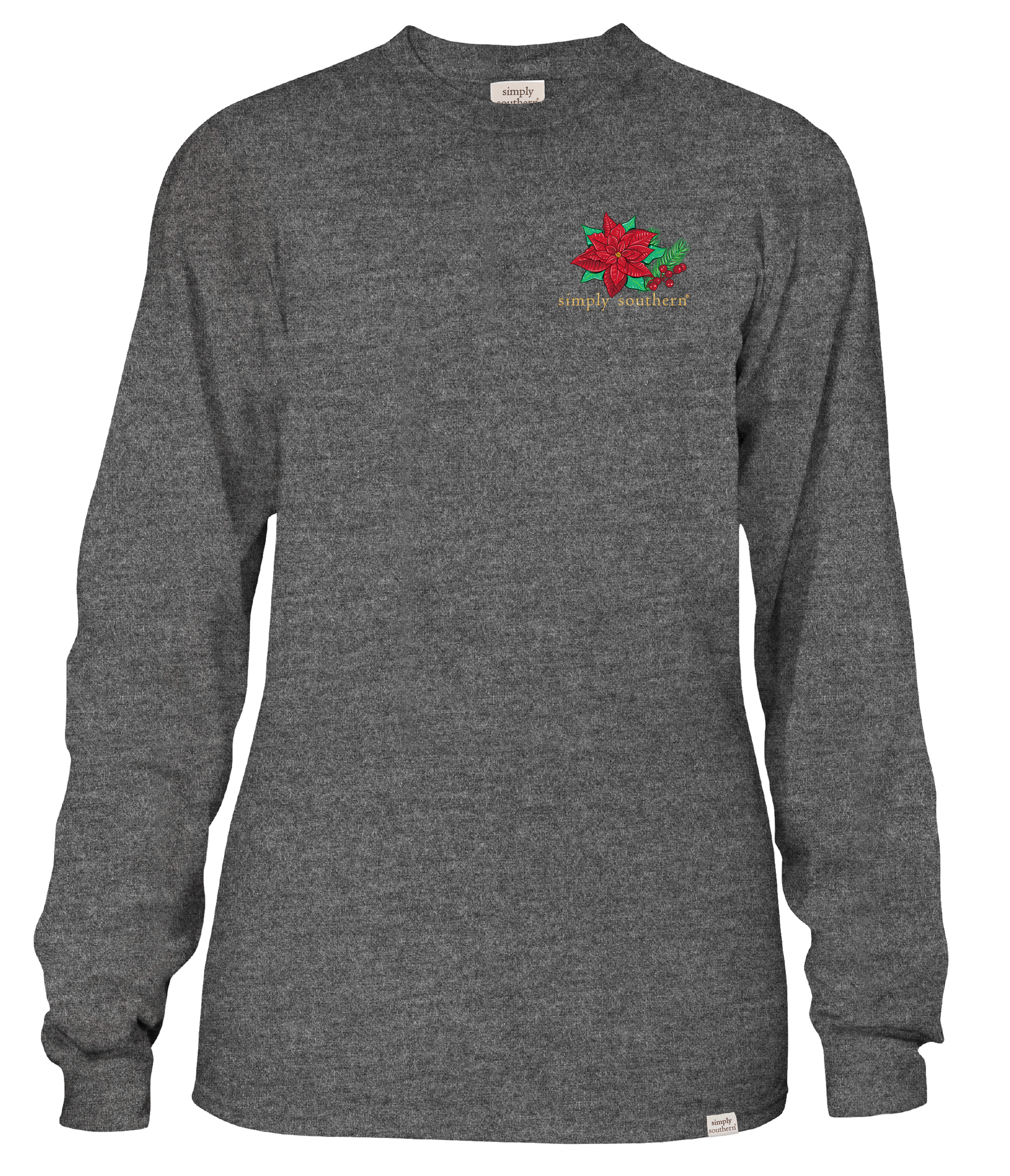 Simply Southern Merry Christmas Cardinal Long Sleeve T-Shirt
