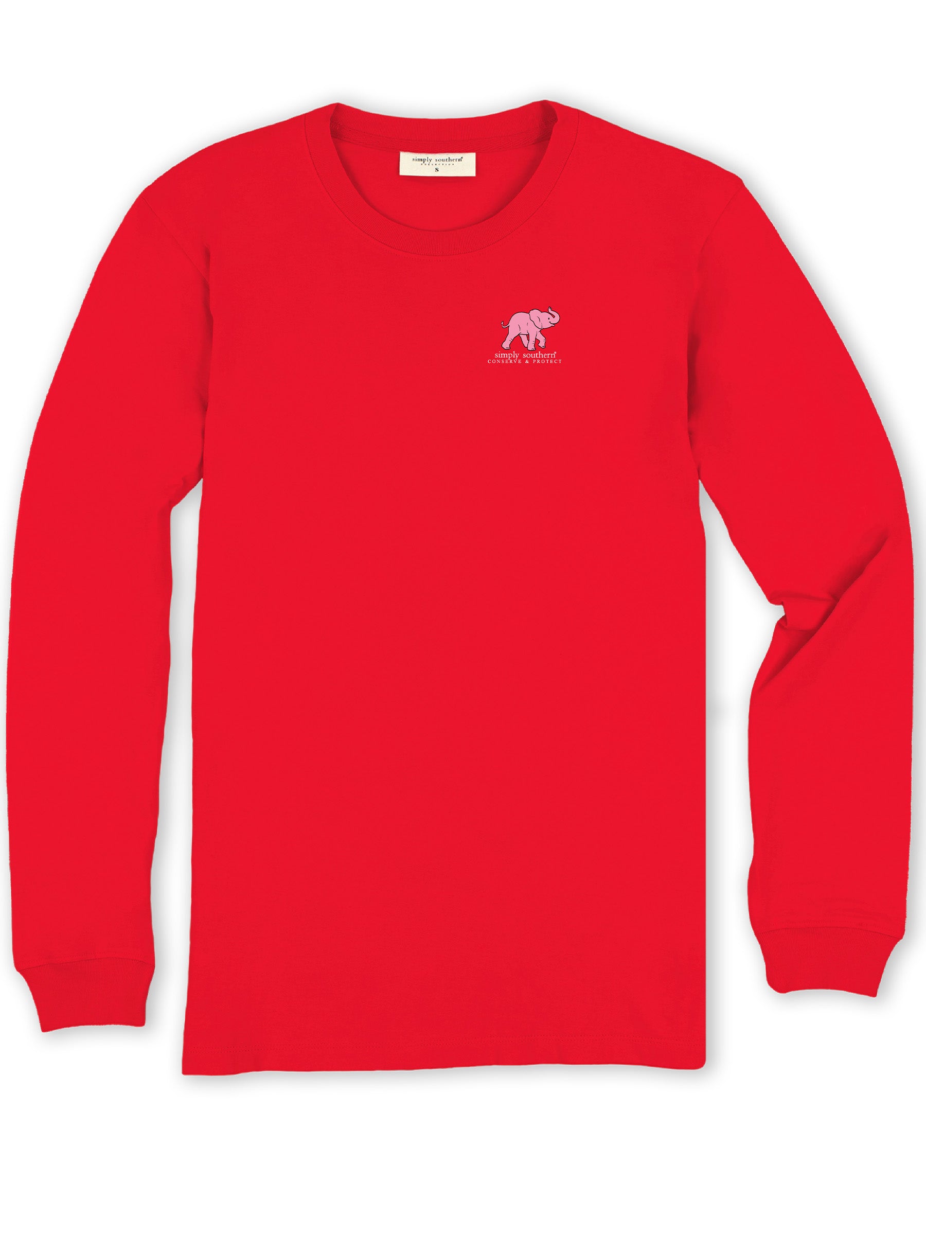 Simply Southern Elephant Tracker Cookie Holiday Long Sleeve T-Shirt