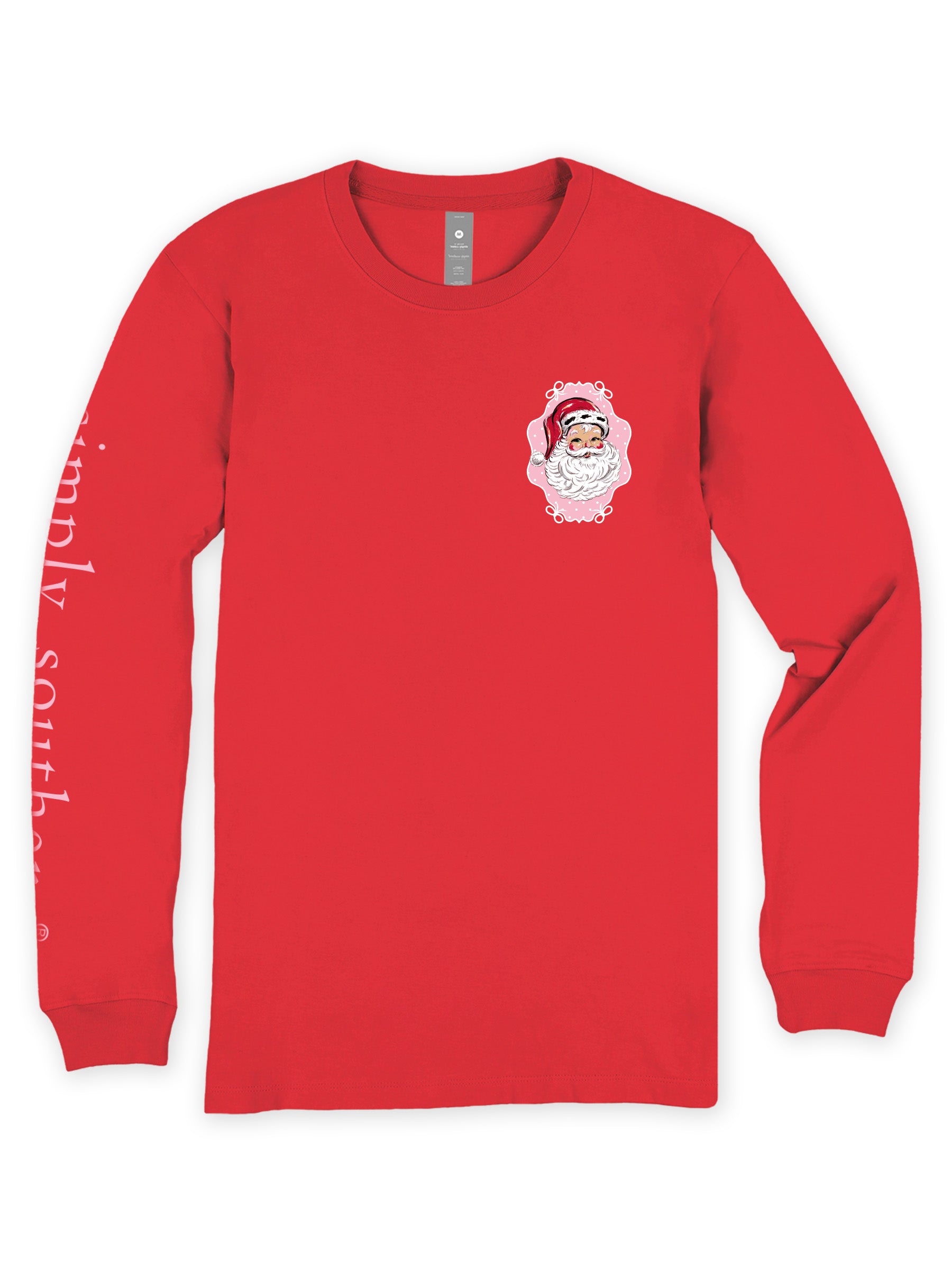 Simply Southern Believe Santa Frame Holiday Long Sleeve T-Shirt