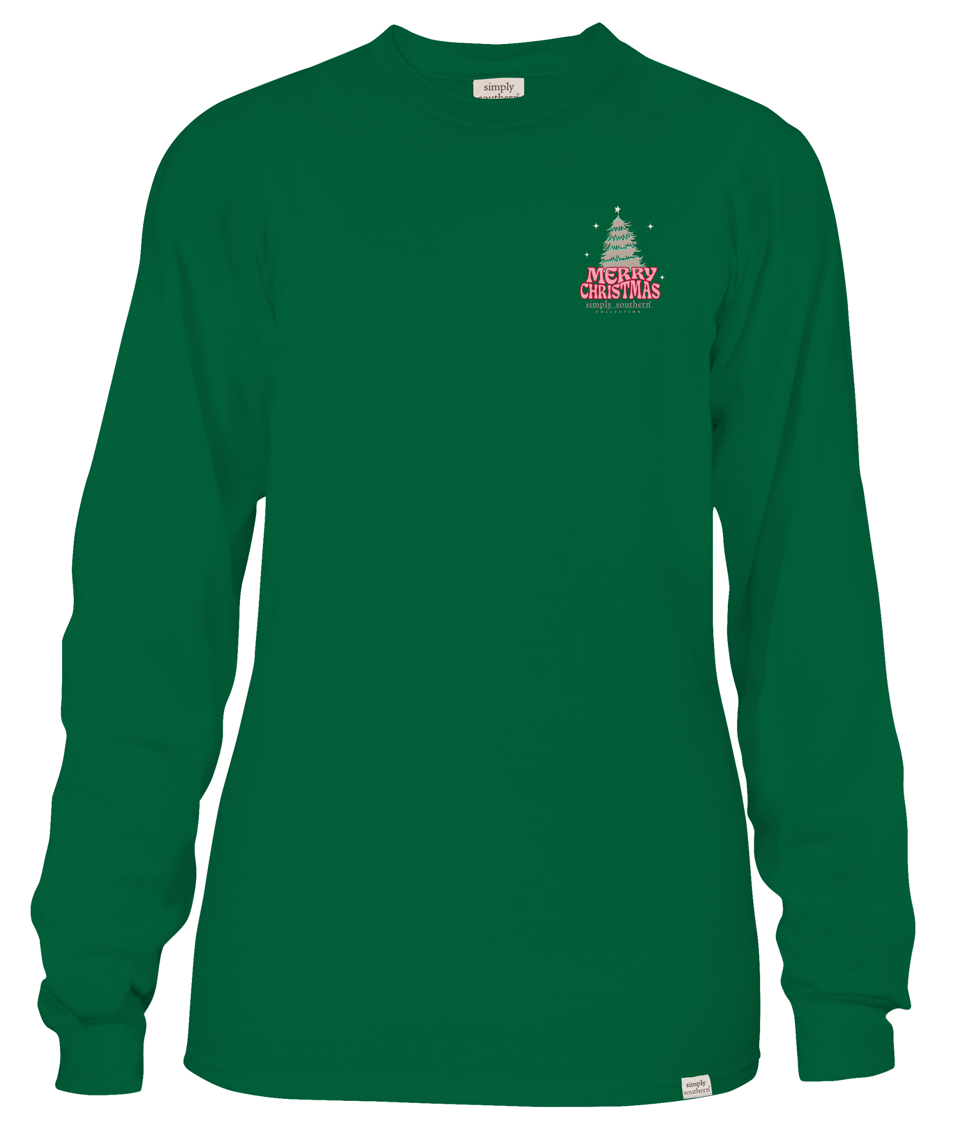 Simply Southern Hey Dood Dog Holiday Long Sleeve T-Shirt