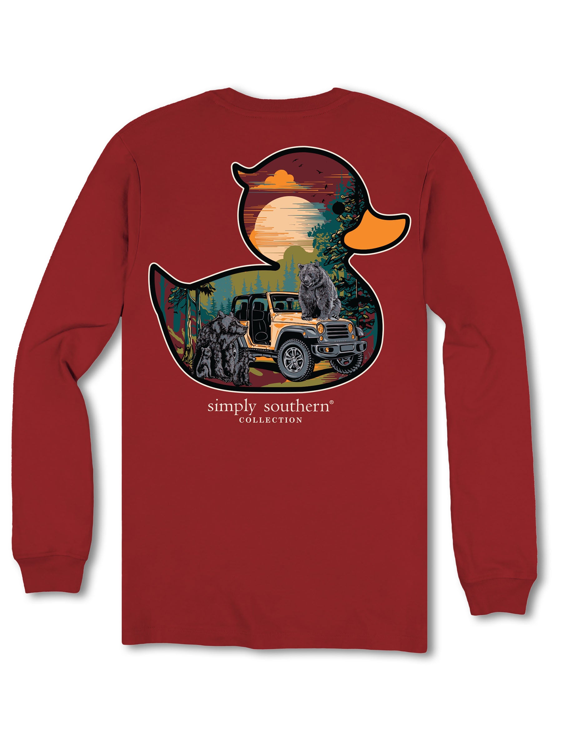 Simply Southern Duck Bears Long Sleeve T-Shirt
