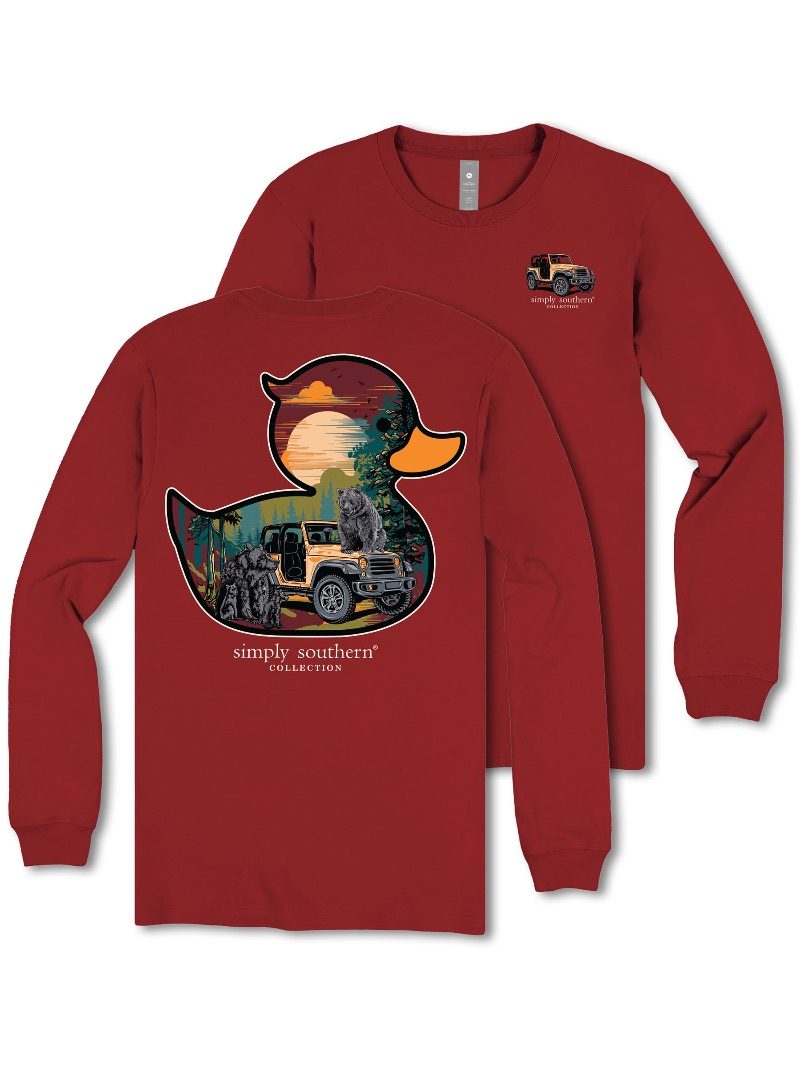 Simply Southern Duck Bears Long Sleeve T-Shirt