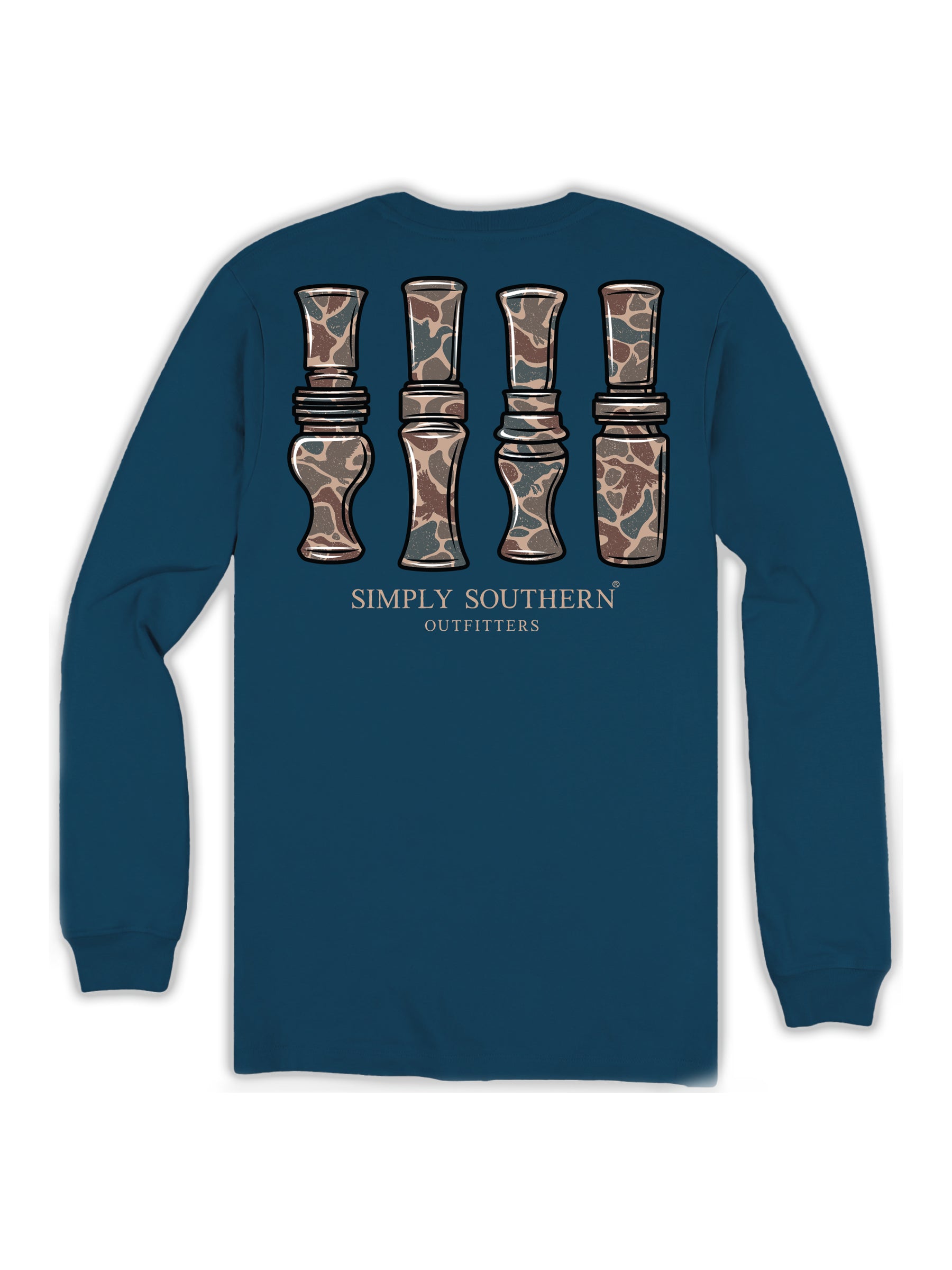 Simply Southern Camo Duck Calls Long Sleeve Unisex T-Shirt