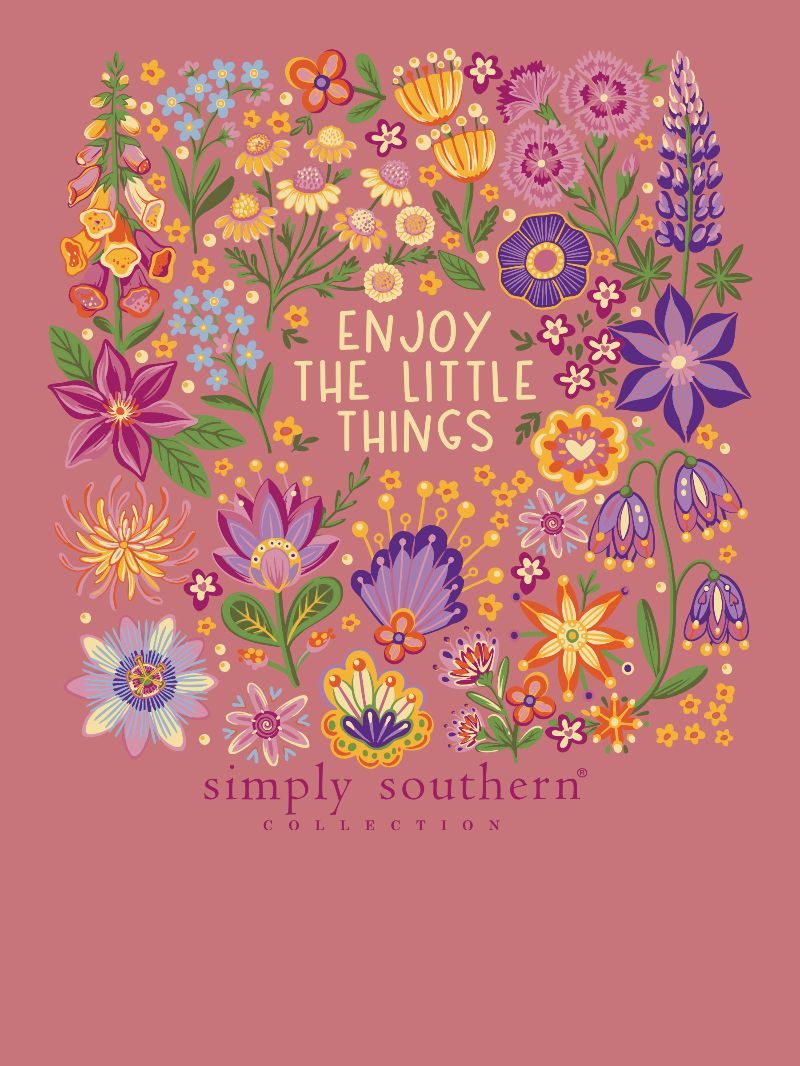 Simply Southern Enjoy Wild Flowers Long Sleeve T-Shirt