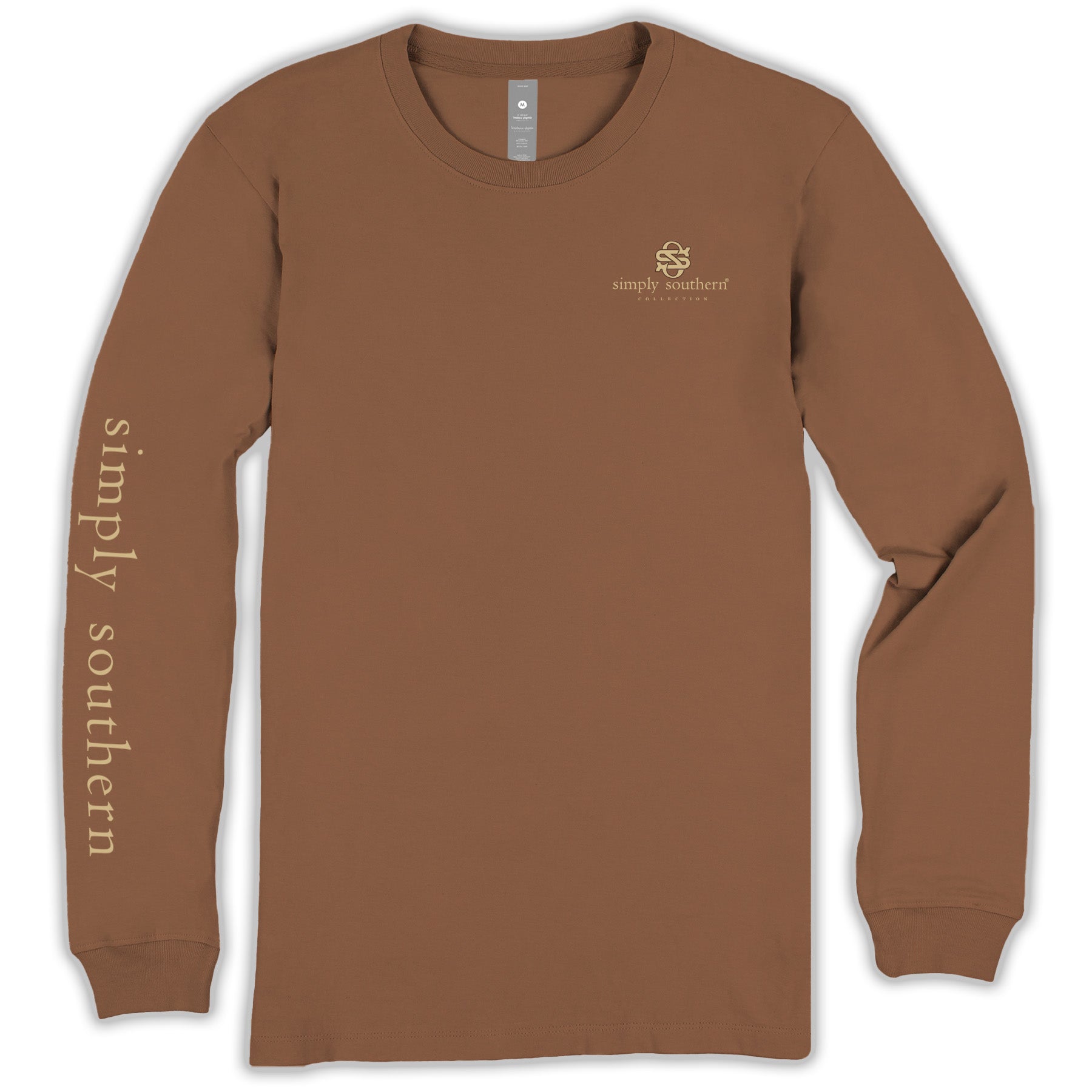 Simply Southern Silly Goose Chestnut Long Sleeve T-Shirt