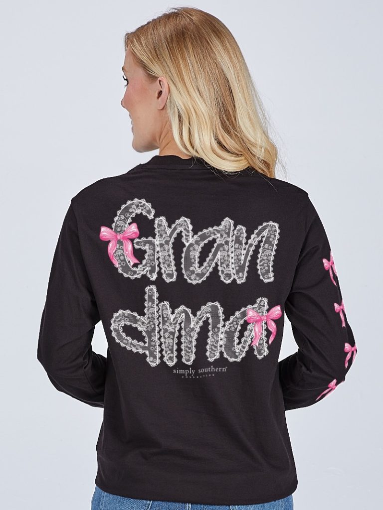Simply Southern Grandma Bows Long Sleeve T-Shirt