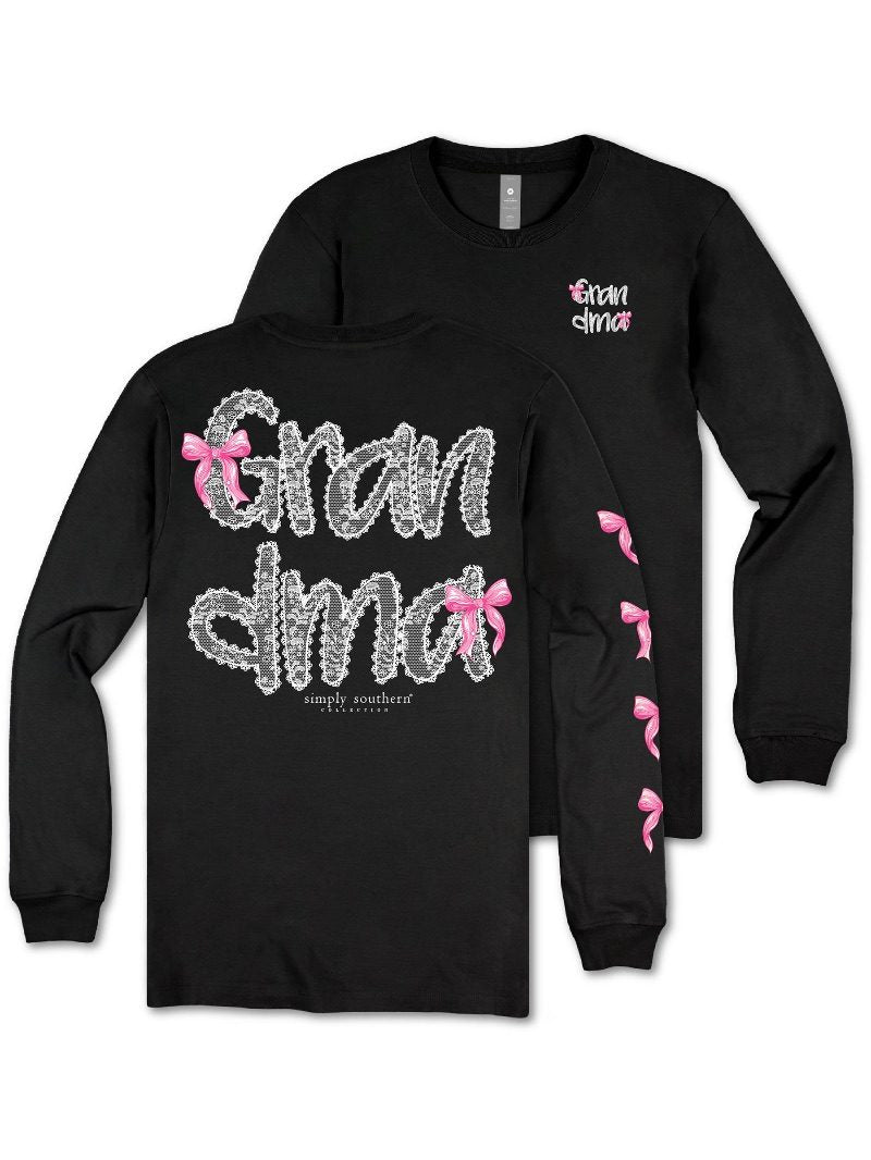 Simply Southern Grandma Bows Long Sleeve T-Shirt