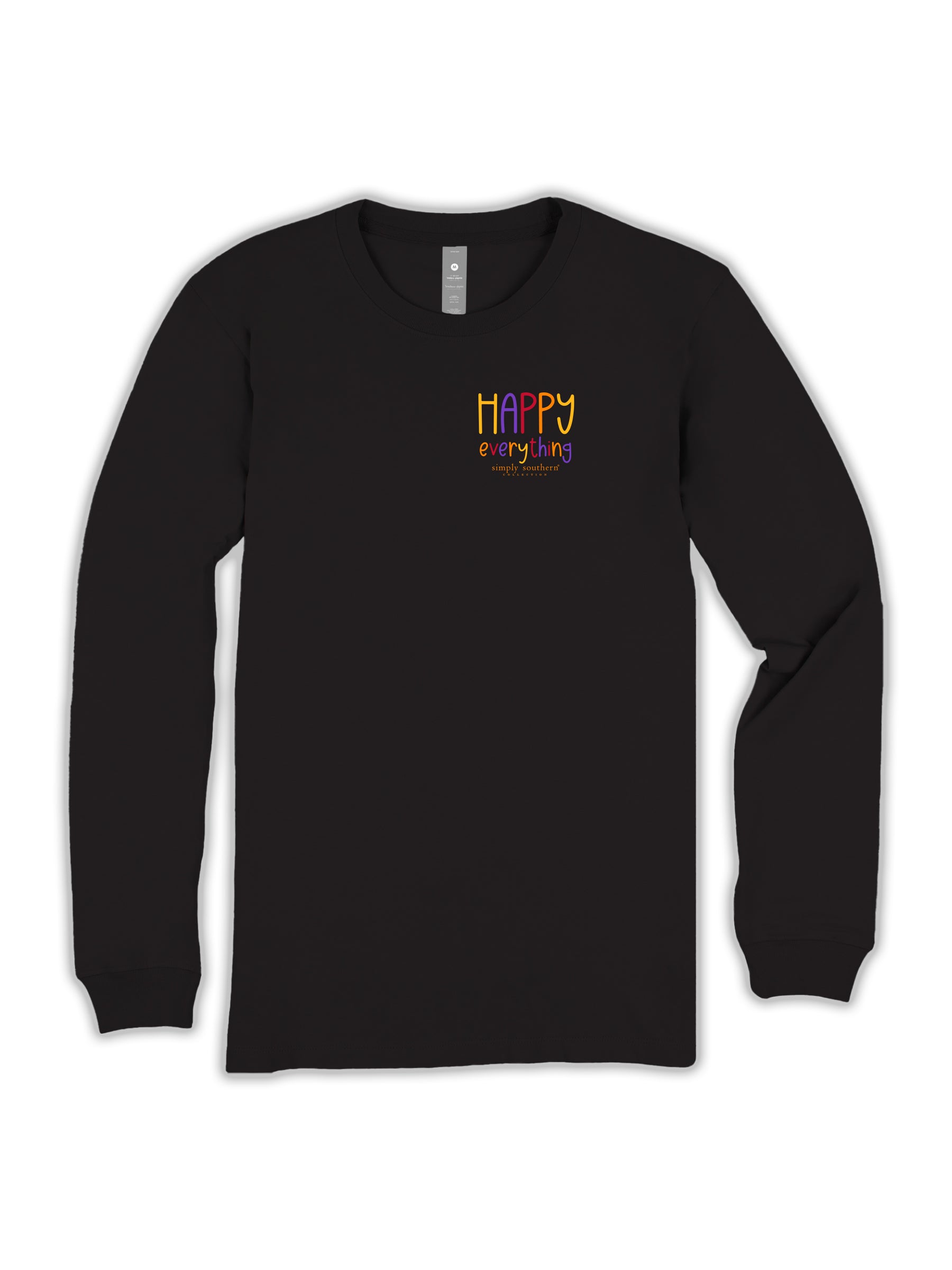 Simply Southern Happy Everything Goose Fall Holiday Long Sleeve T-Shirt