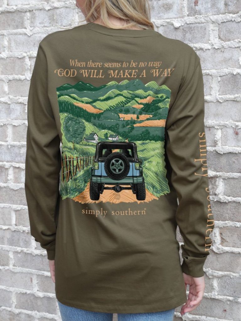 Simply Southern God Lead Long Sleeve T-Shirt