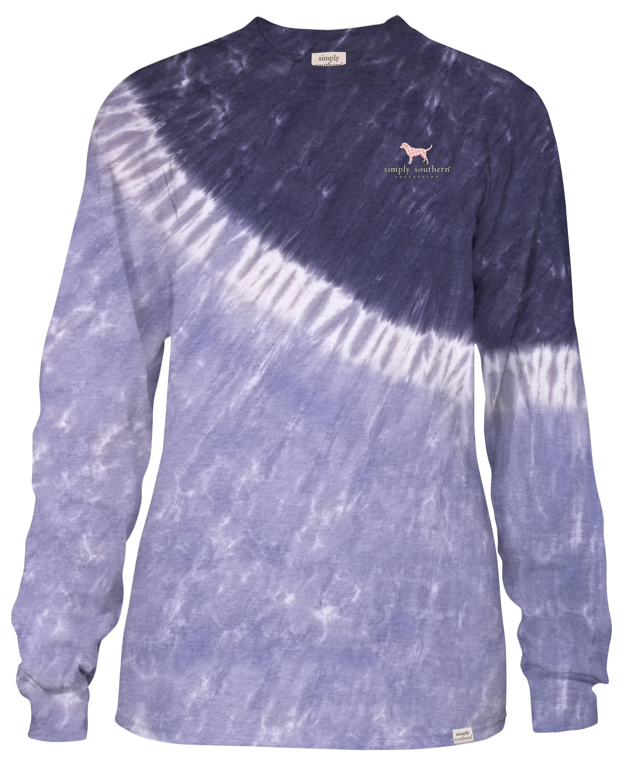 Simply Southern Love Dogs Tie Dye Long Sleeve T-Shirt