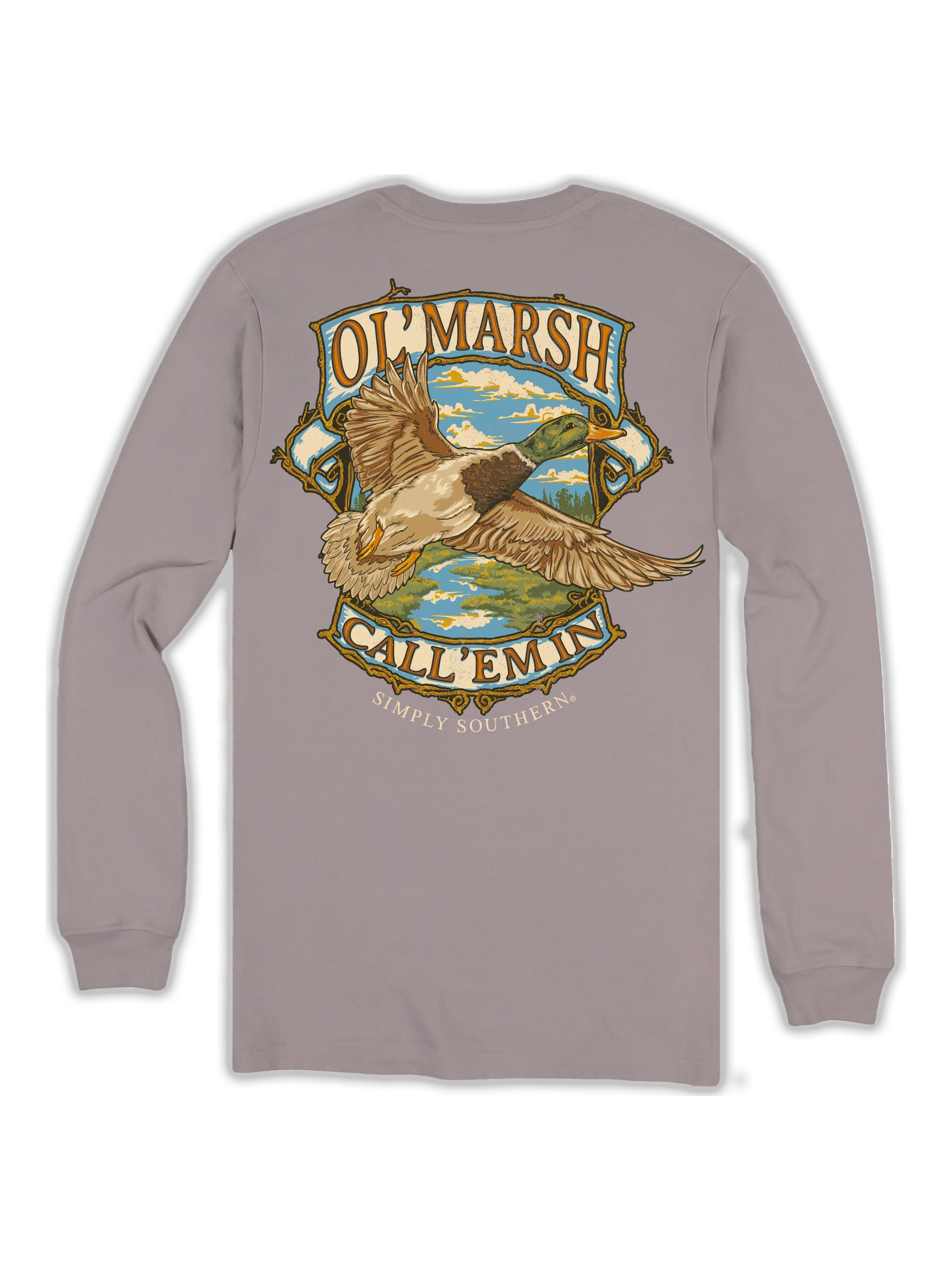 Simply Southern Marsh Duck Long Sleeve Unisex T-Shirt