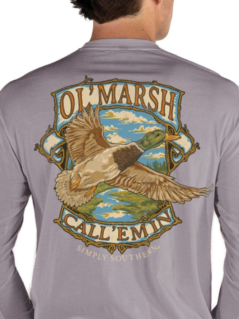 Simply Southern Marsh Duck Long Sleeve Unisex T-Shirt