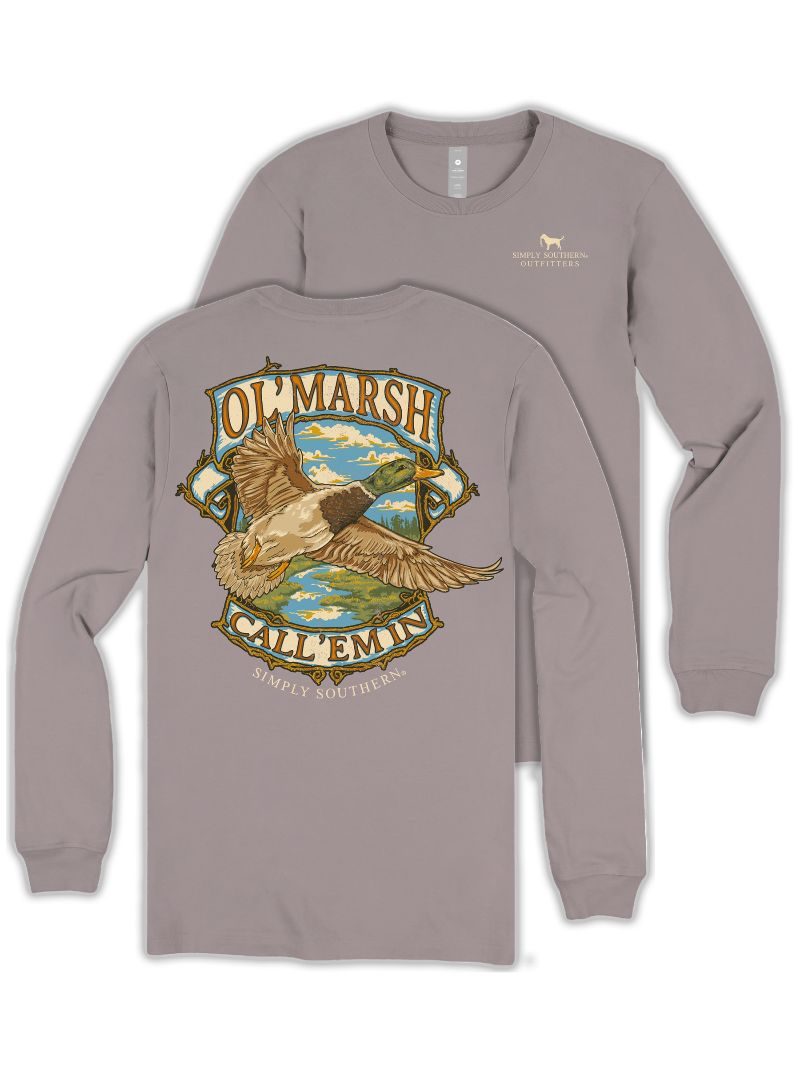 Simply Southern Marsh Duck Long Sleeve Unisex T-Shirt