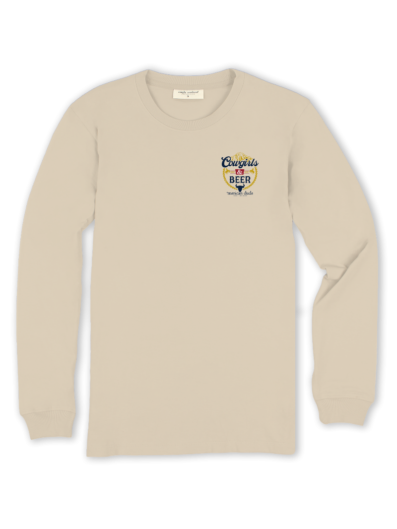 Simply Southern Merican Dude Cowgirls Unisex Long Sleeve T-Shirt