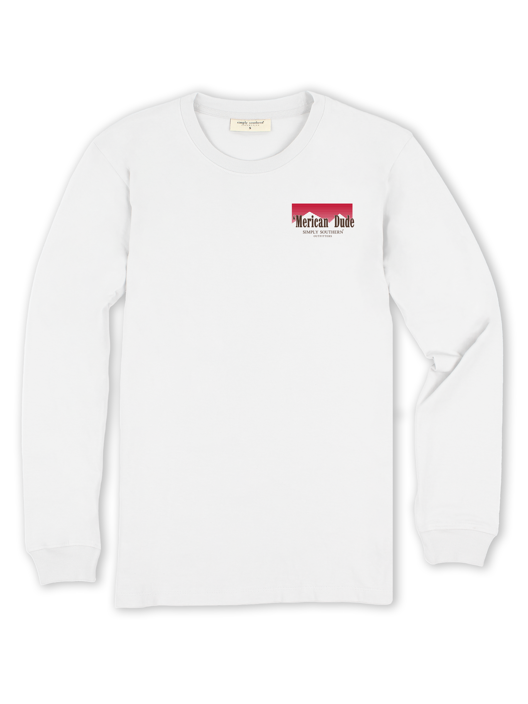 Simply Southern Merican Dude Horses Unisex Long Sleeve T-Shirt