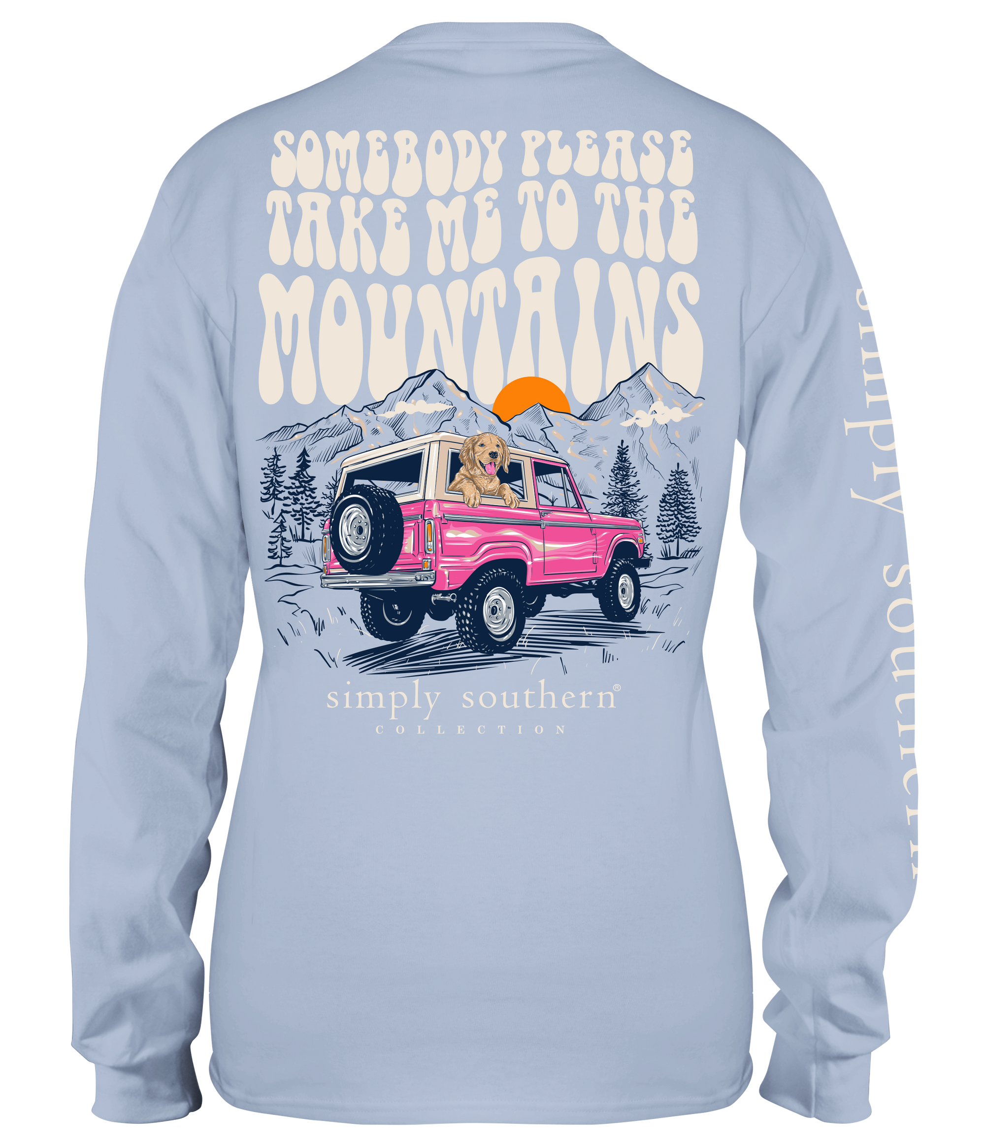 Simply Southern To The Mountains Long Sleeve T-Shirt