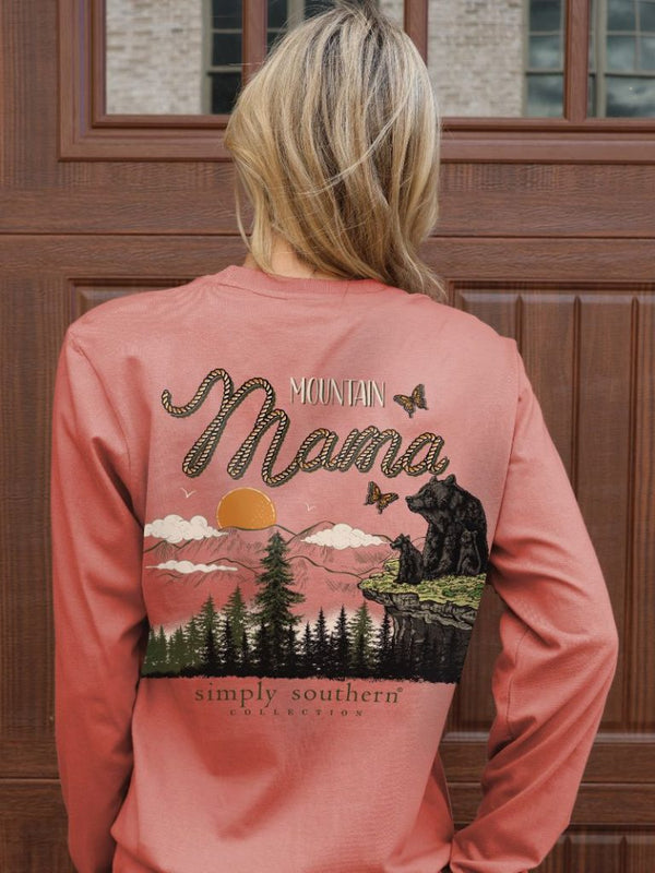 Simply Southern Mountain Mama Long Sleeve T-Shirt