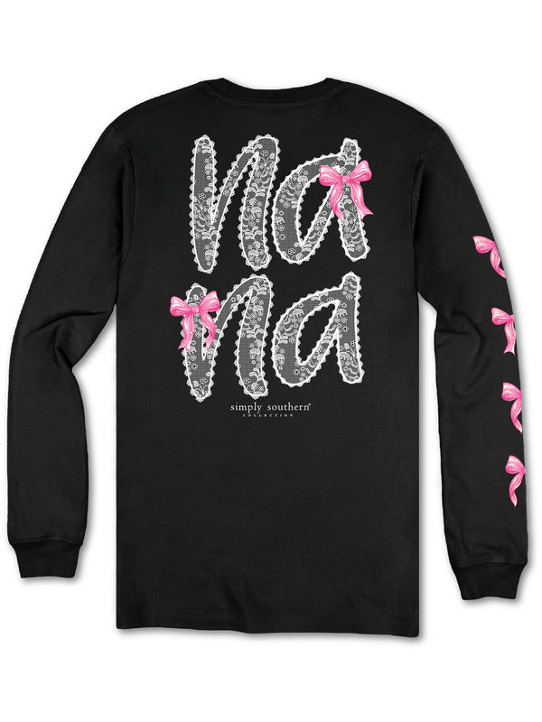 Simply Southern Nana Bows Long Sleeve T-Shirt - SimplyCuteTees
