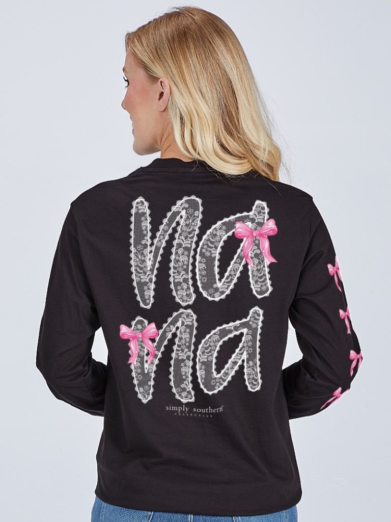Simply Southern Nana Bows Long Sleeve T-Shirt