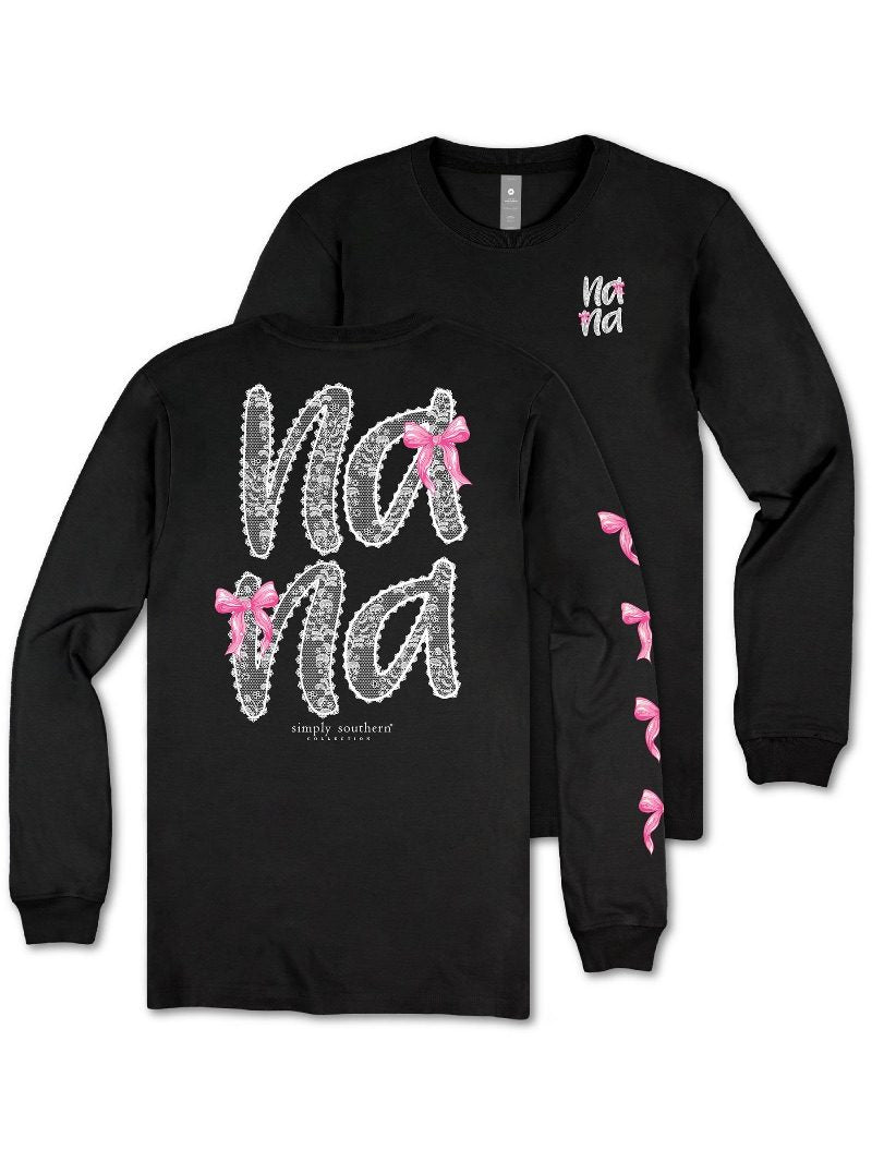 Simply Southern Nana Bows Long Sleeve T-Shirt