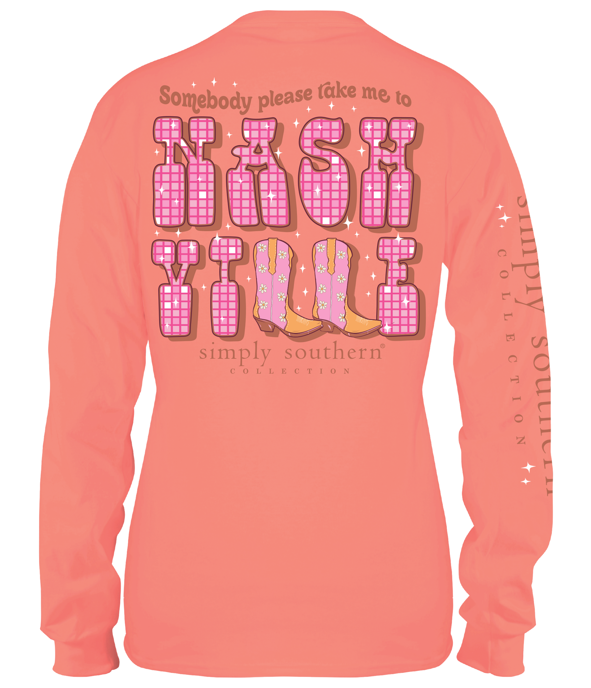 Simply Southern Nashville Tennessee Long Sleeve T-Shirt