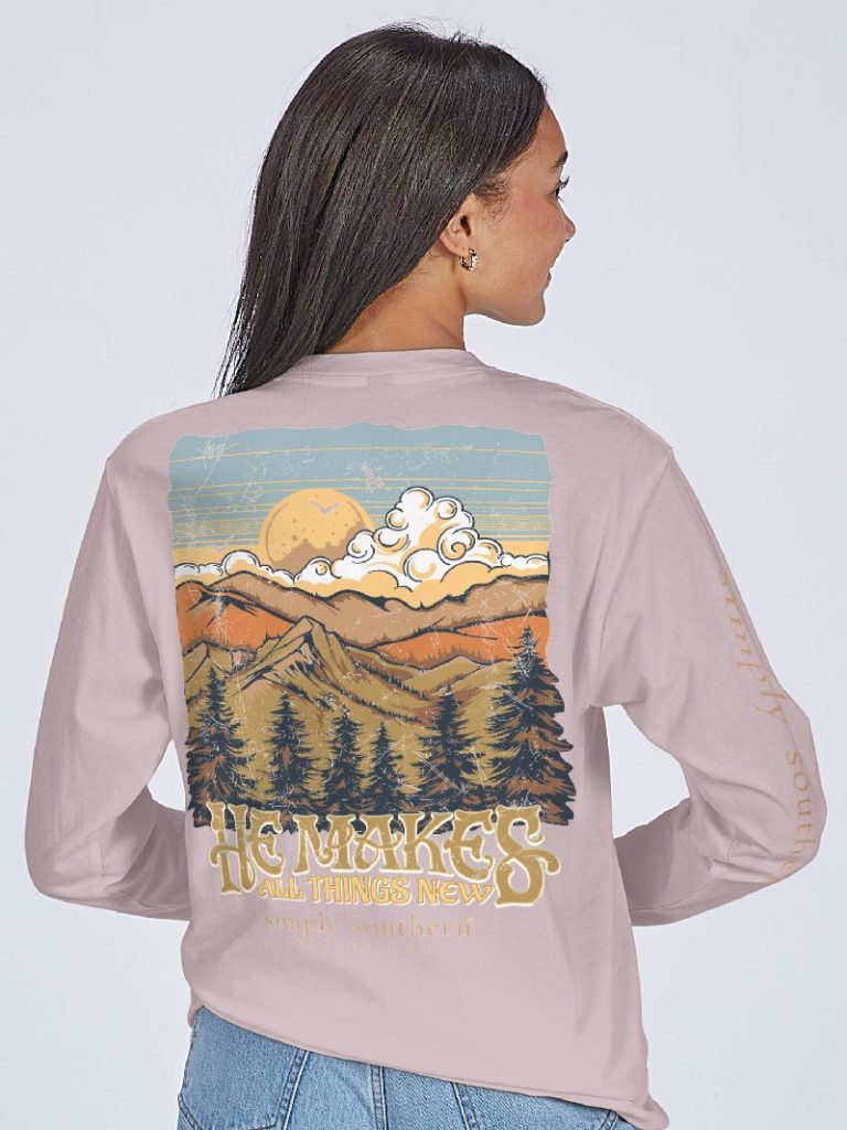Simply Southern All Things New Long Sleeve T-Shirt - SimplyCuteTees