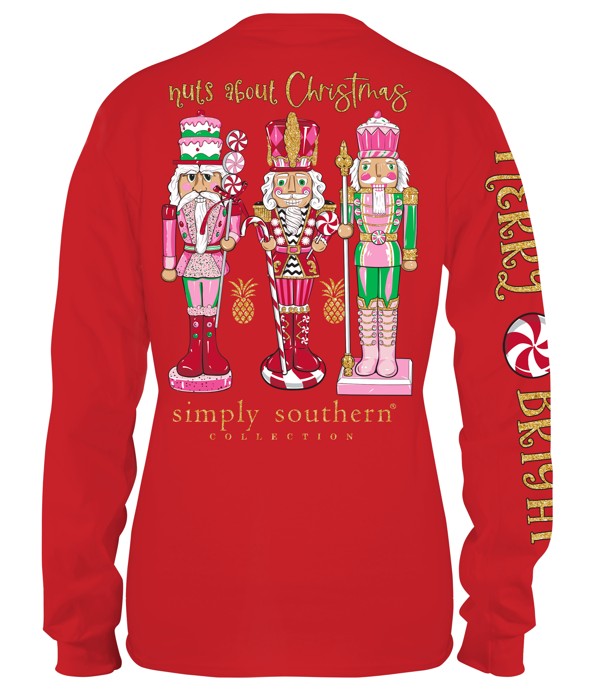 Simply Southern Nuts About Christmas Long Sleeve T-Shirt