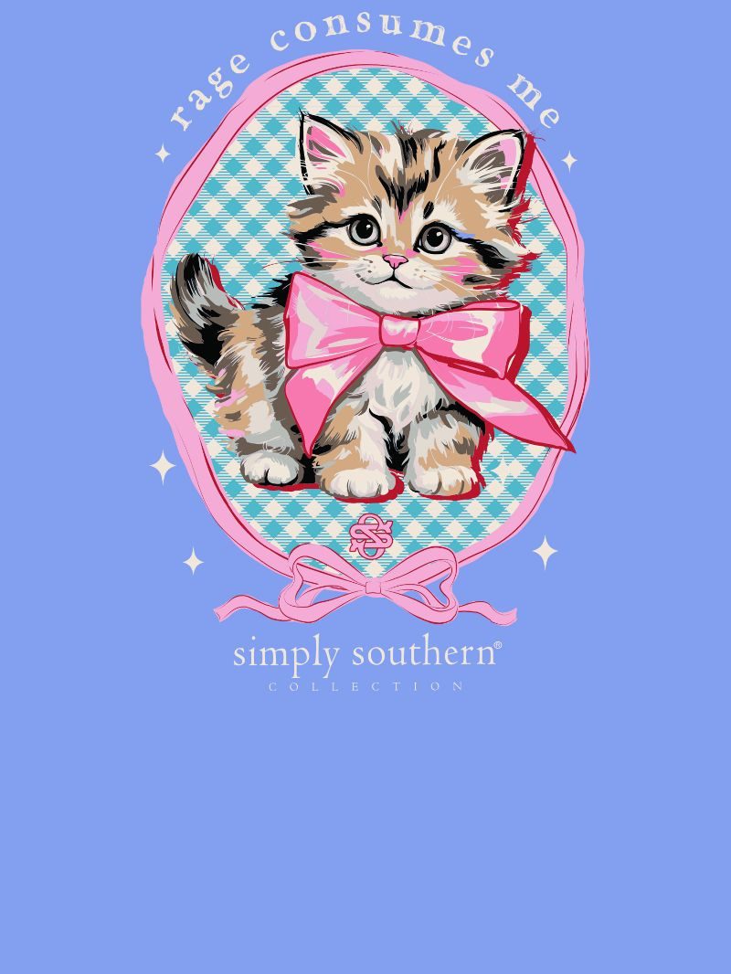 Simply Southern Rage Cat Bow Long Sleeve T-Shirt