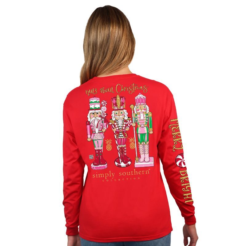 Simply Southern Nuts About Christmas Long Sleeve T-Shirt