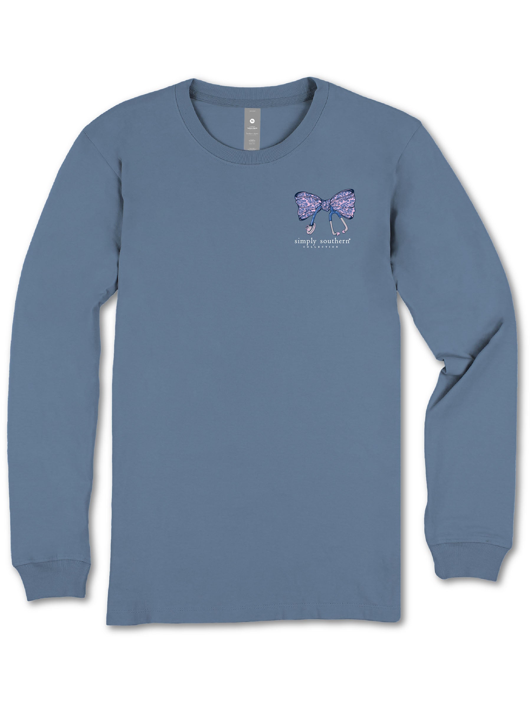 Simply Southern Scrub Life Bow Long Sleeve T-Shirt