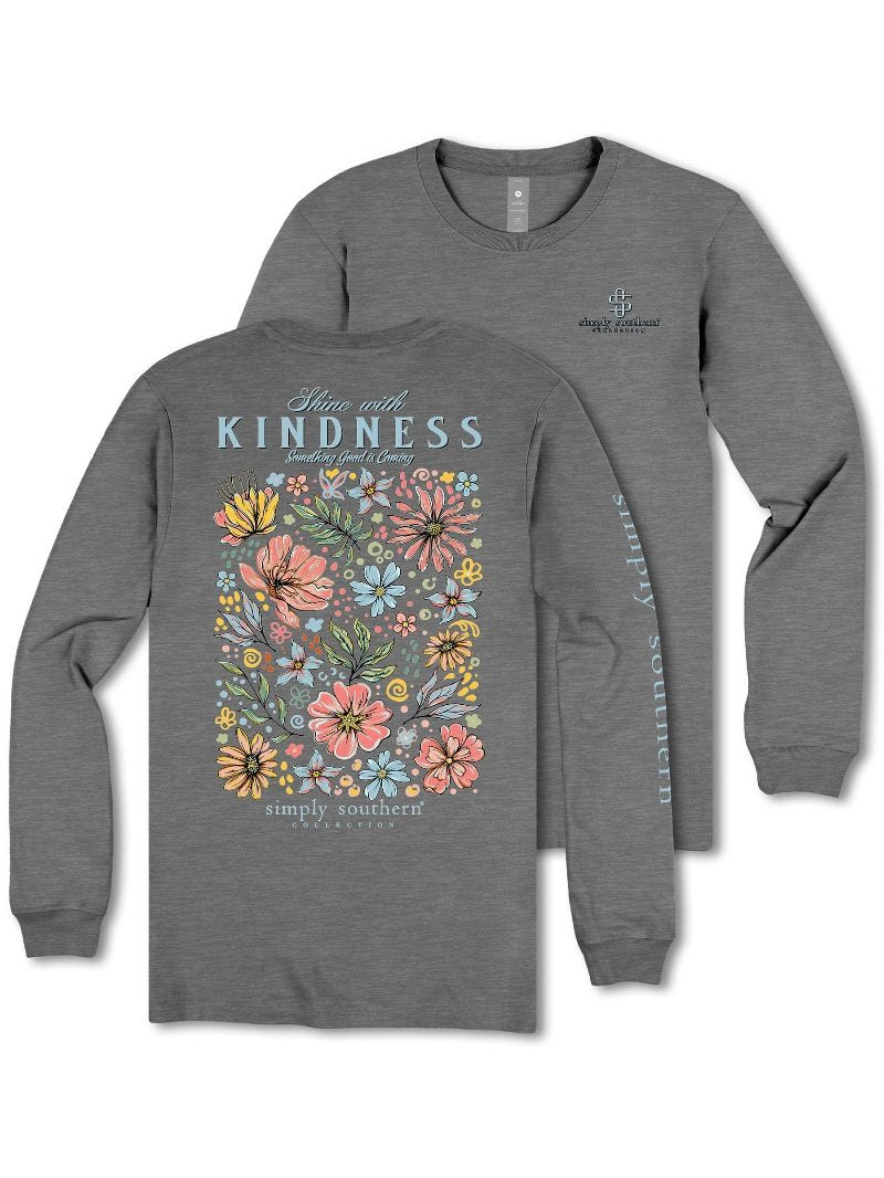 Simply Southern Shine With Kindness Long Sleeve T-Shirt