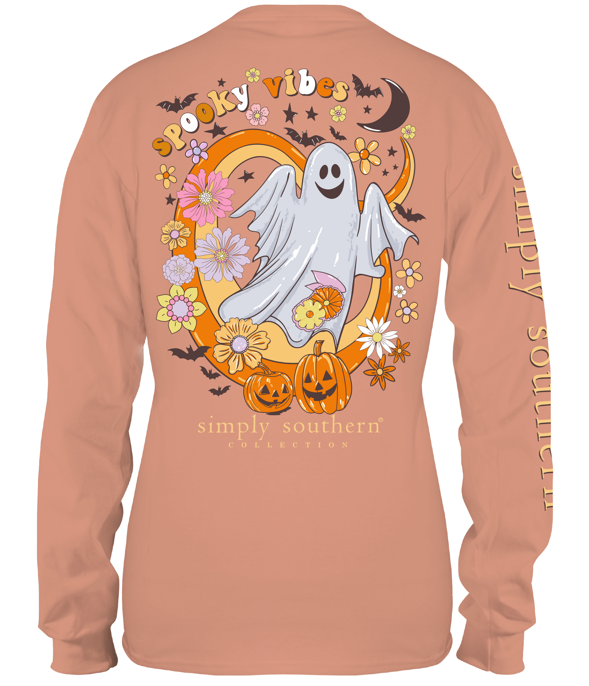 Simply Southern Spooky Vibes Fall Long Sleeve T-Shirt