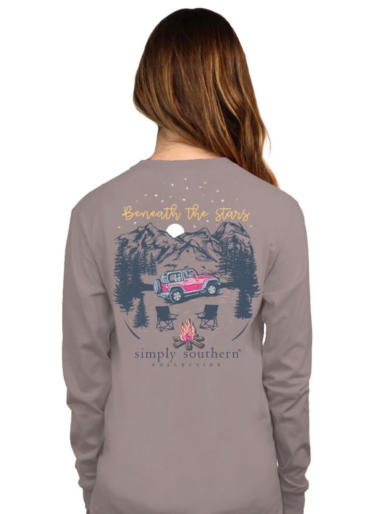Simply Southern Stars Mountains Long Sleeve T-Shirt