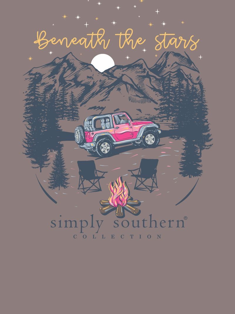 Simply Southern Stars Mountains Long Sleeve T-Shirt