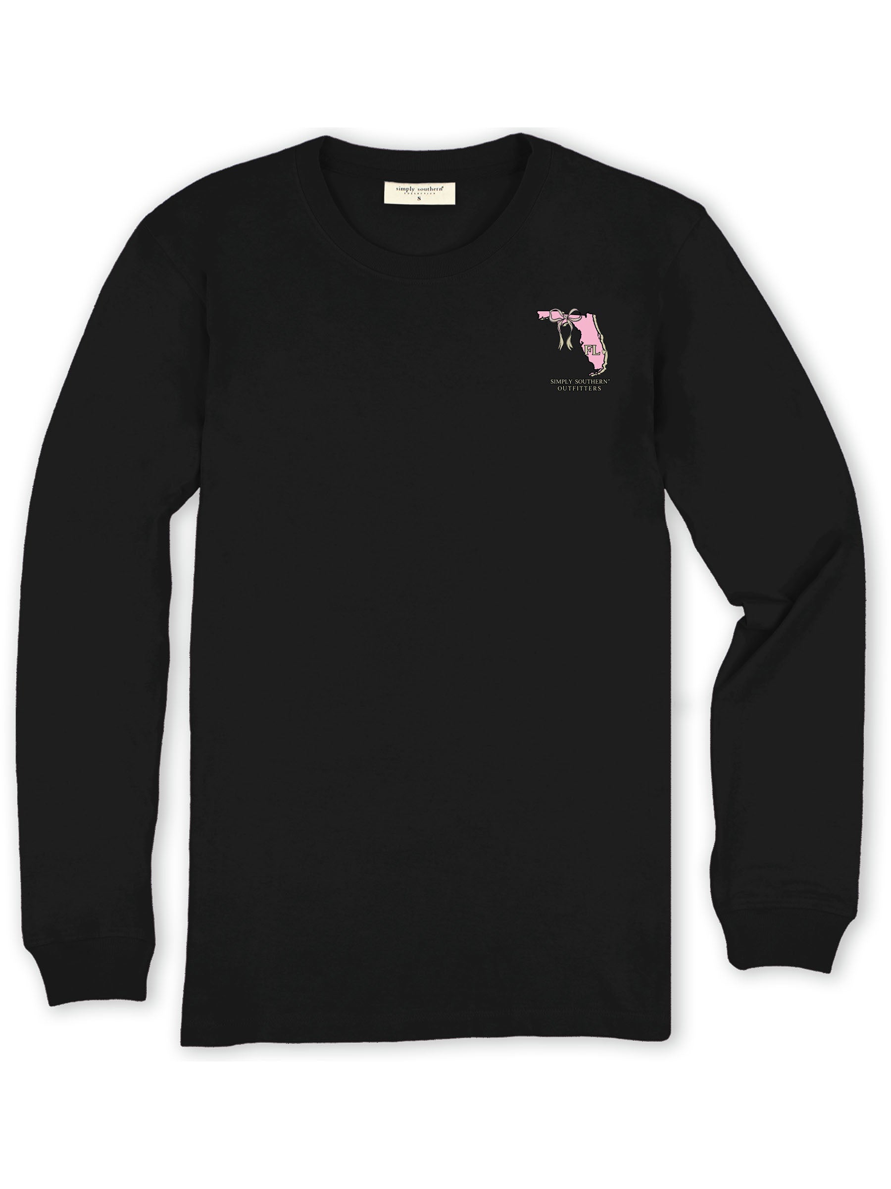 Simply Southern Florida Camo Bow Long Sleeve T-Shirt