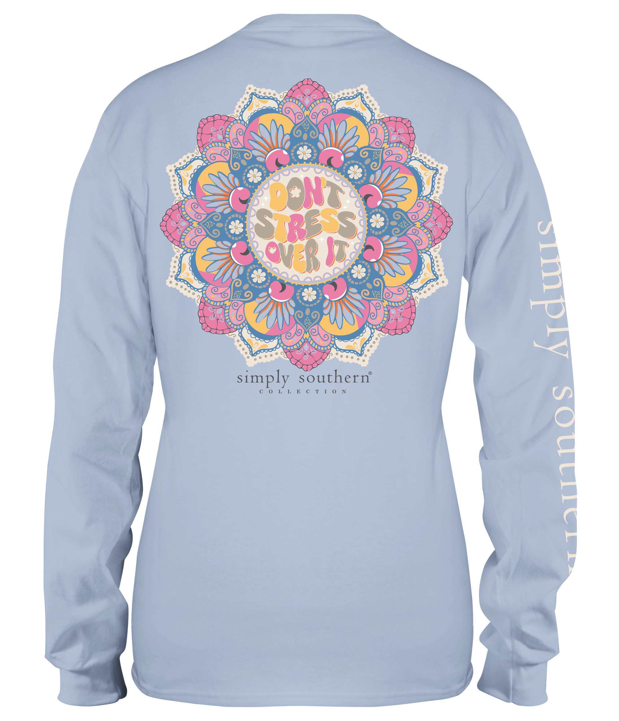 Simply Southern Don't Stress Over It Long Sleeve T-Shirt