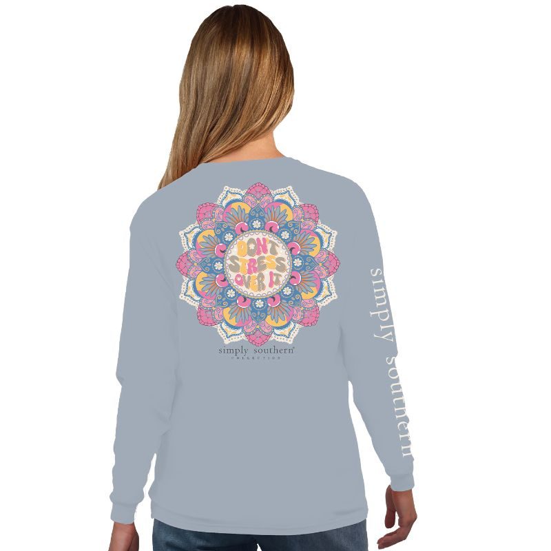 Simply Southern Don&#39;t Stress Over It Long Sleeve T-Shirt