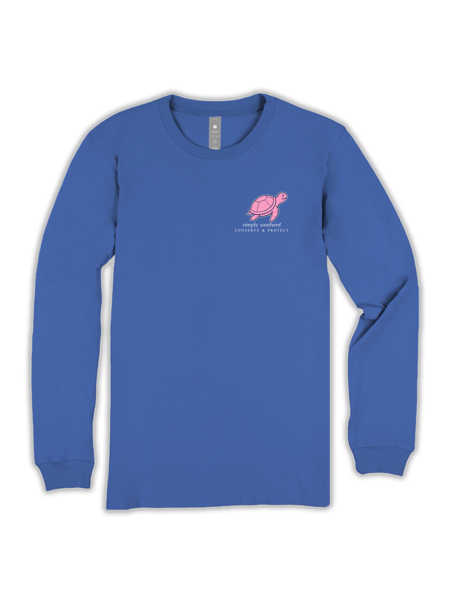 Simply Southern Turtle Tracker Plaid Bali Long Sleeve T-Shirt