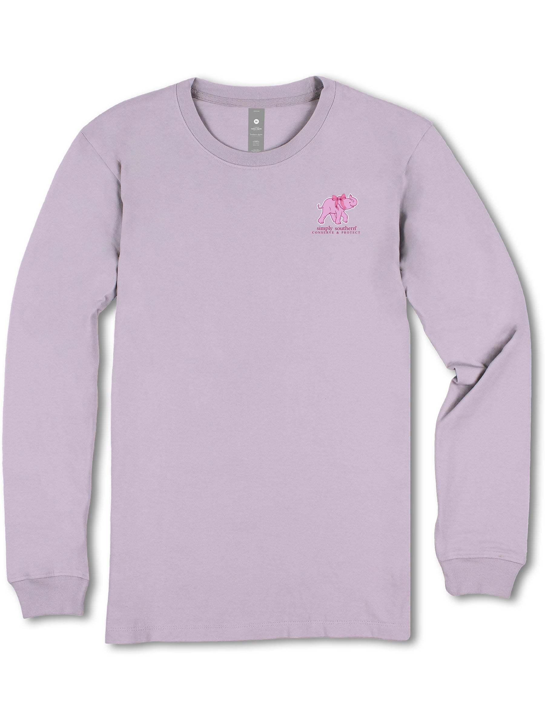 Simply Southern Elephant Tracker Bows Long Sleeve T-Shirt